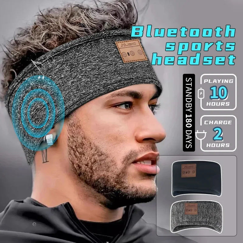 Bluetooth Earphones Sports Sleeping Headband Elastic Wireless Headphones Music Eye Mask Wireless Bluetooth Headset Headband
